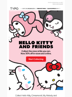 Cotton On & Co. - 30% Off Hello Kitty And Friends 🎀
