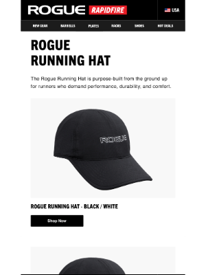 Rogue Fitness - Just Launched: Rogue Running Hats & TYR CXT-2 Trainer