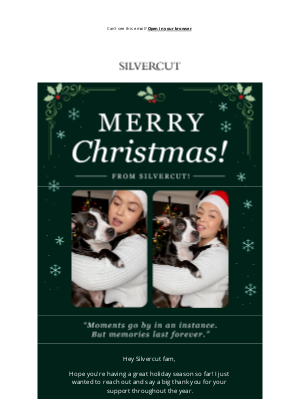 Silvercut - Wishing You A Merry Christmas! 🎄
