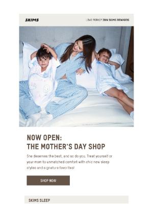 SKIMS - Now Open: The Mother’s Day Shop
