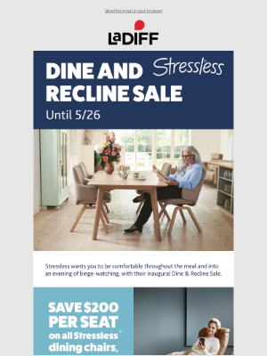 LaDiff - Dine & Recline with Stressless