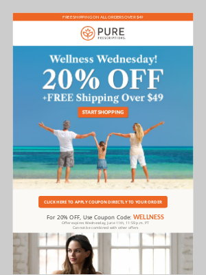 PurePrescriptions - Wellness Wednesday! ✨ 20% OFF 🚚 Free Shipping 🌿 & More!