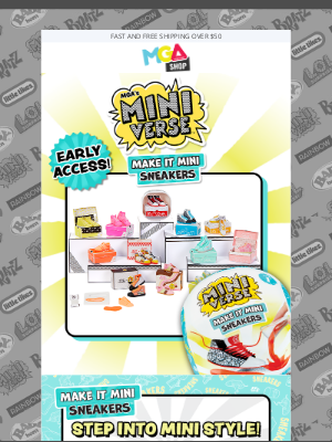 Little Tikes - Early Access: Mini Sneaker Drop