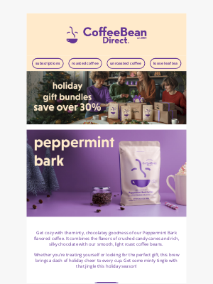 Coffee Bean Direct - Do You ❤️ Coffee & Peppermint?