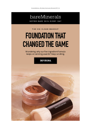 Bare Minerals (United Kingdom) - A ✨ game-changing ✨ foundation