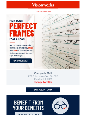 Visionworks of America - It’s easy to pick your perfect frames