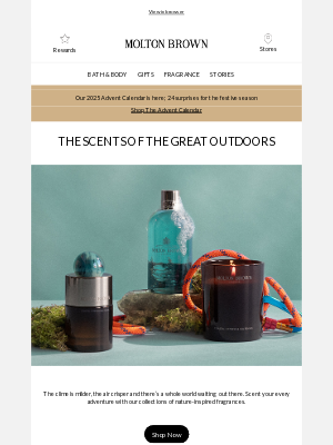 Molton Brown (United Kingdom) - The Scents of the Great Outdoors