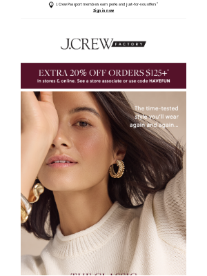 J.Crew Factory - Mockneck sweaters: back by popular demand + extra 20% off now