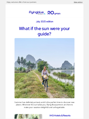 KLM - Summer is here – plan your next getaways