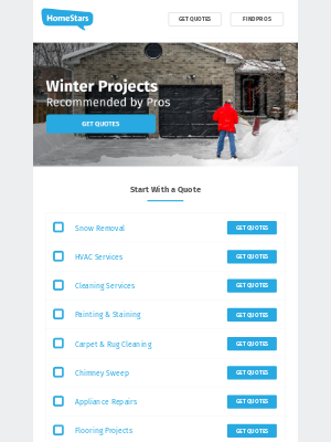 HomeStars - Tick Off These Must-Do Winter Projects! 📝