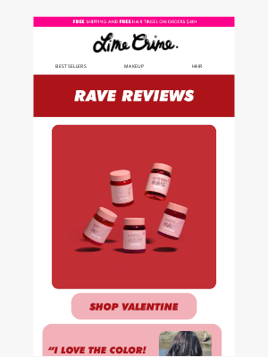 Lime Crime - Red Reviews Are In 🌹
