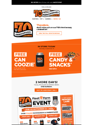 Mills E-Commerce Enterprises Inc. - Our 70th Anniversary Celebration continues!