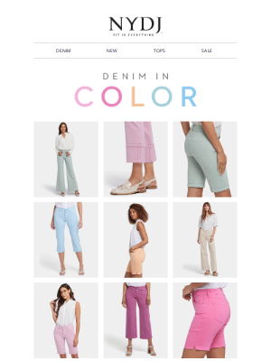 NYDJ - Colorful Jeans to Brighten Your Day