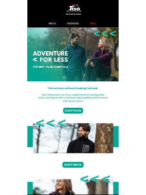 Tiso (United Kingdom) - Adventure For Less!