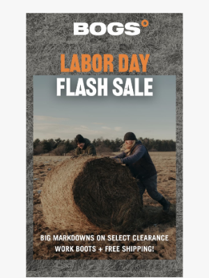 BOGS - Final Day: Labor Day Flash Sale Ends Tonight
