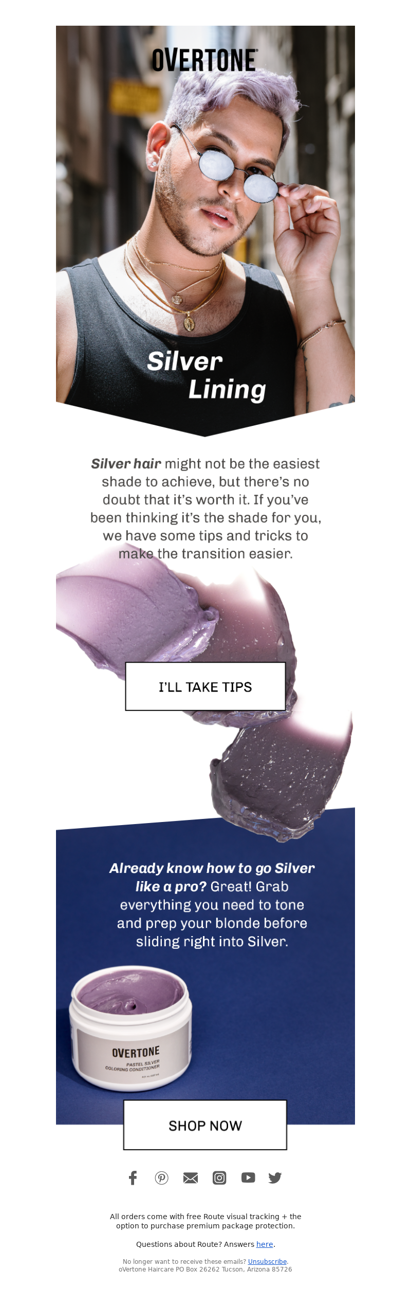oVertone - Perfect Silver hair inside.