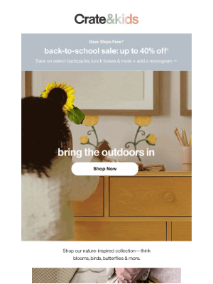 Crate and Barrel - Sunny designs for their room →