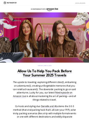 Refinery29 - Are you a checked bag or carry-on girly? 