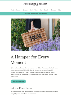 Fortnum & Mason (United Kingdom) - A Hamper for Every Moment✨