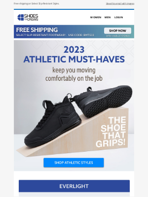 Shoes For Crews - Free Shipping! Gear Up for the Big Game With Our Best Athletic Slip-Resistant Styles