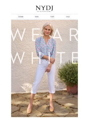 NYDJ - White Jeans, White Shorts, White Skirts!