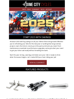 🎉Start 2025✨off with Clearance Savings at DCC