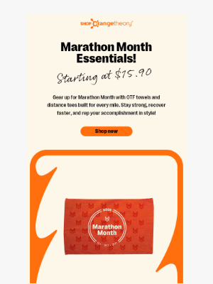 Orangetheory Fitness (Canada) - Keep the Momentum—Marathon Picks + Extended All Out Prices