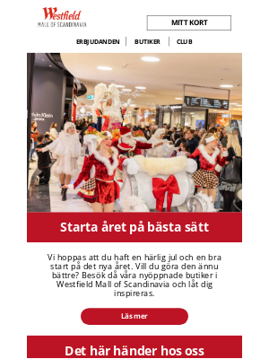 Westfield Mall of Scandinavia (Scandinavia) - Starta året på bästa sätt🤗