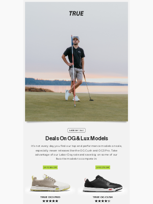 TRUE linkswear - Labor Day Deals | OG & Lux Models
