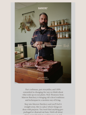 Barkers New Zealand - A Story Of Timeless Craft - 'Made For Nick'