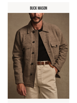 Buck Mason - The Felted Field Shirt