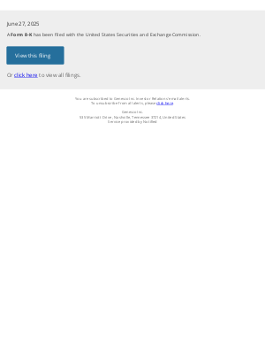 Genesco - New Form 8-K for Genesco Inc.