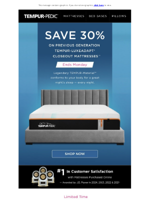 Tempur-Pedic - Save 30% on legendary comfort