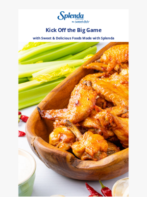 Splenda - Ready for the 🏈 Big Game? | Splenda recipes