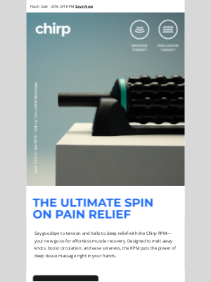 Chirp - Goodbye Tension, Hello Deep Relief