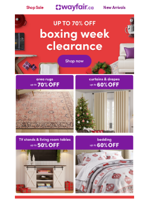 Wayfair (Canada) - 🔴 Clearance 🟢 Up to 70% OFF 🔴