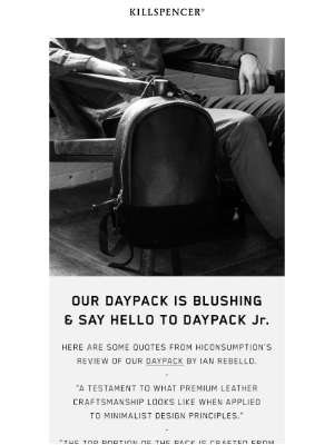 KILLSPENCER - Say Hello To Daypack Jr 🎒