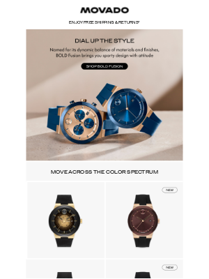 Movado - Sport energy, perfect for Summer