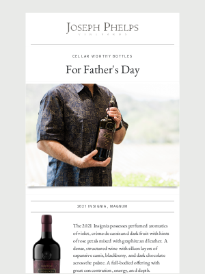 Joseph Phelps Vineyards - Cellar-Worthy: Enjoy Together for Years to Come