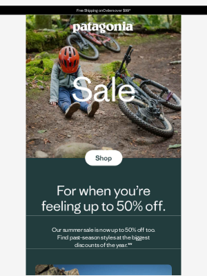 Patagonia - Up to 50% off starts now