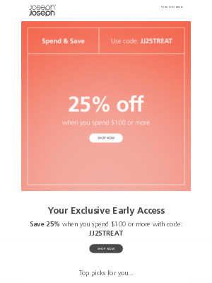 Joseph Joseph - Your VIP early access starts now
