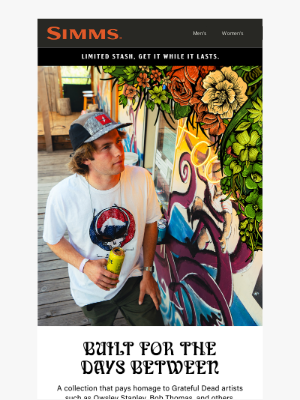 Simms Fishing Products - Explore Simms x Grateful Dead Hats and Tees