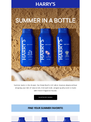 Harry's - Smell fresh all summer long