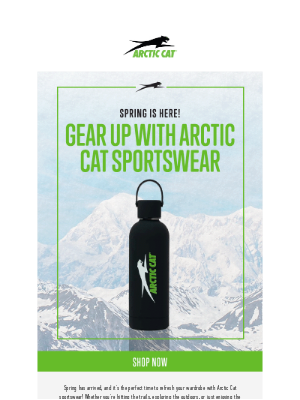 Arctic Cat - Spring is Here! Gear Up with Arctic Cat Sportswear 🌸