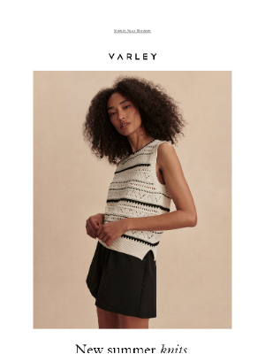 Varley - Just in: our new summer knits