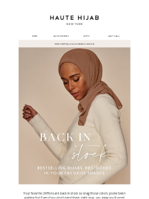 Haute Hijab - Did someone say chiffon restock?? 👀