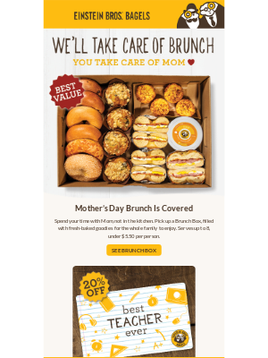 Einstein Bros. Bagels - Moms ♥ Brunch