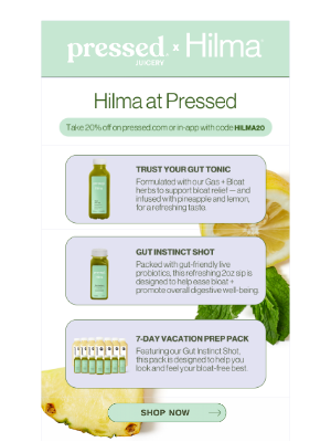 Hilma - Thirsty? Take 20% off our tonics🌿