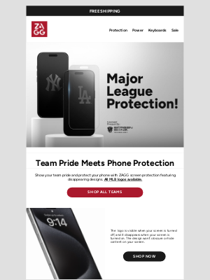 mophie - ⚾ Rep Your Team with pride using our MLB Team Logo Screen Protectors!