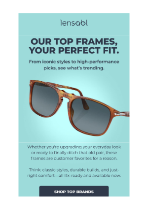 Lensabl - Our Top Frames, Your Perfect Fit.